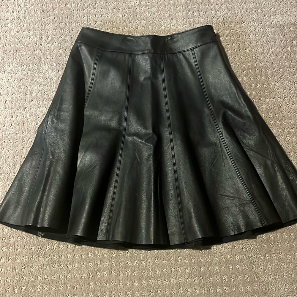 White House Black Market Pleather / Vegan Leather Skirt Size 4
